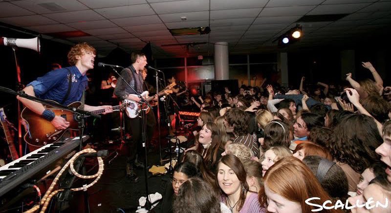 fifteen years ago today <a href="/arcadefire/">Arcade Fire</a> launched Neon Bible as a fundraiser for <a href="/ArtsCHS/">ArtsCanterbury</a> in their cafeteria 

more shots here: instagram.com/shawnscallen