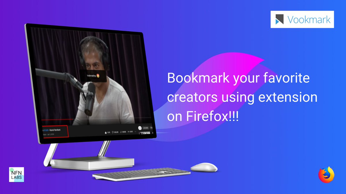 NFNLabs's tweet photo. Bookmark your favorite videos using @getVookmark on Mozilla Firefox😍

Follow🧵for the steps to get started with Vookmarking on Firefox!

PS:@getVookmark is available for Android, iOS, Apple TV, &amp; across browsers namely: Safari, Firefox, Chrome and Opera✨
https://t.co/DdevKdvgBr https://t.co/jTXCaEGtOz