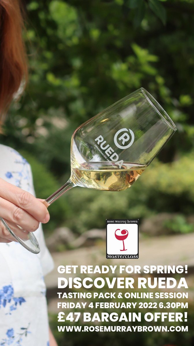 rosemurraybrown's tweet photo. Selling like hot cakes - only a few places left now.  Discover #rueda online tasting on Fri 4 Feb with tasting pack from @woodwinters 
https://t.co/hY9UO9CmKV
#tasterueda #ruedaverdejo #bargainoffer https://t.co/fmbaWE3nOk