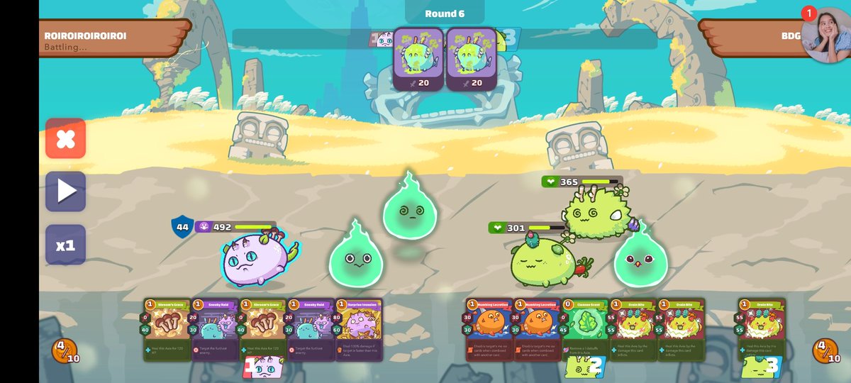 BikeReviewTV1's tweet photo. @Jihoz_Axie @Axie44 Pls revert CERASTES card... @Jihoz_Axie
The damage output is so low now, can't even prenitate to fully shielded plant, can't even killed anemones. 🥺🥺🥺

90 attack 60 armor is fair because you sacrifice the speed of the axie, it only triggers on slower axies.... https://t.co/bQntMYhE3n