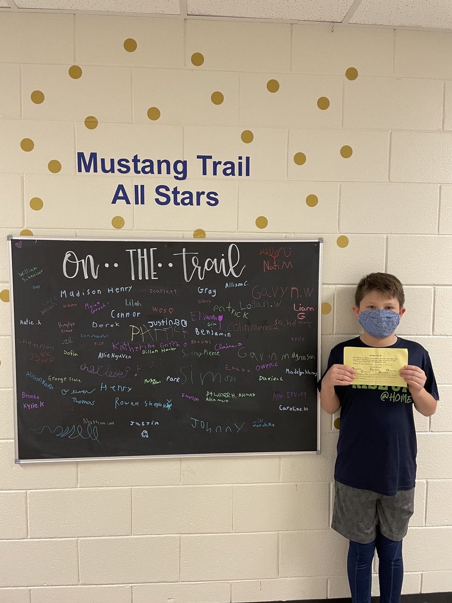 MPE_Mustangs's tweet photo. On the Trail! Thank you for supporting another Mustang! #pbis #bekindmpe https://t.co/3vR6P0BVoY