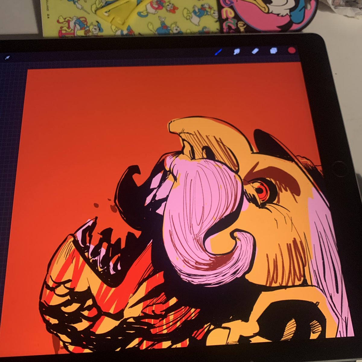 I'm out for trout... 
#makecomics #sketch #HorrorArt