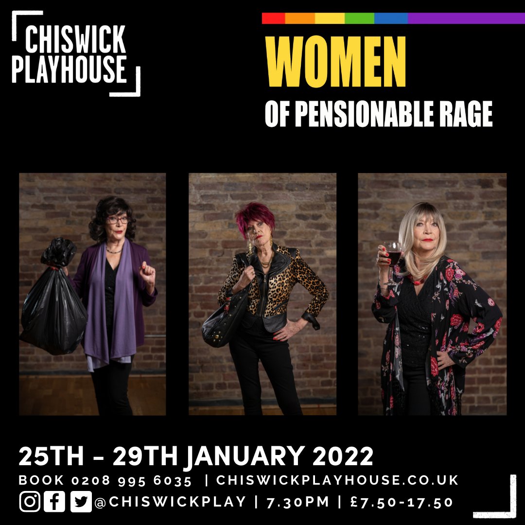 ChiswickPlay's tweet photo. A gritty and honest piece of theatre written and directed by Anna-Lisa Maree. Starring the wonderful Judy Buxton as Miriam, Julie and Linda. 

Catch Women Of Pensionable Rage at Chiswick Playhouse next week!💜✨

https://t.co/jItQdyvyPK

#theatre #chiswicktheatre #chiswick https://t.co/hAIqG18xYp