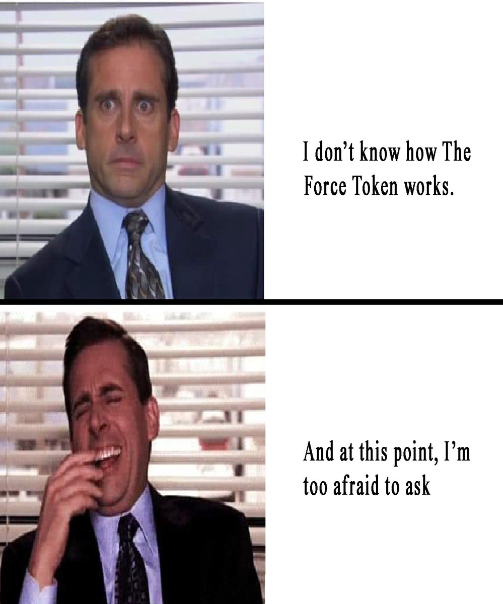 1ForceToken's tweet photo. I don’t know how The Force Token works. And at this point, i'm too afraid to ask.

#TheForceToken #TheForce #StarWars #Burn #Reflections  #Memes #Liquidity #MemeCoin #Crypto #CrytoMemeCoin #Bitcoin #Ethereum  #Binance #Mexc #Bitmart #Bullish #TrustWallet #Metamask #Pancakeswap https://t.co/1HtVpT7U8t