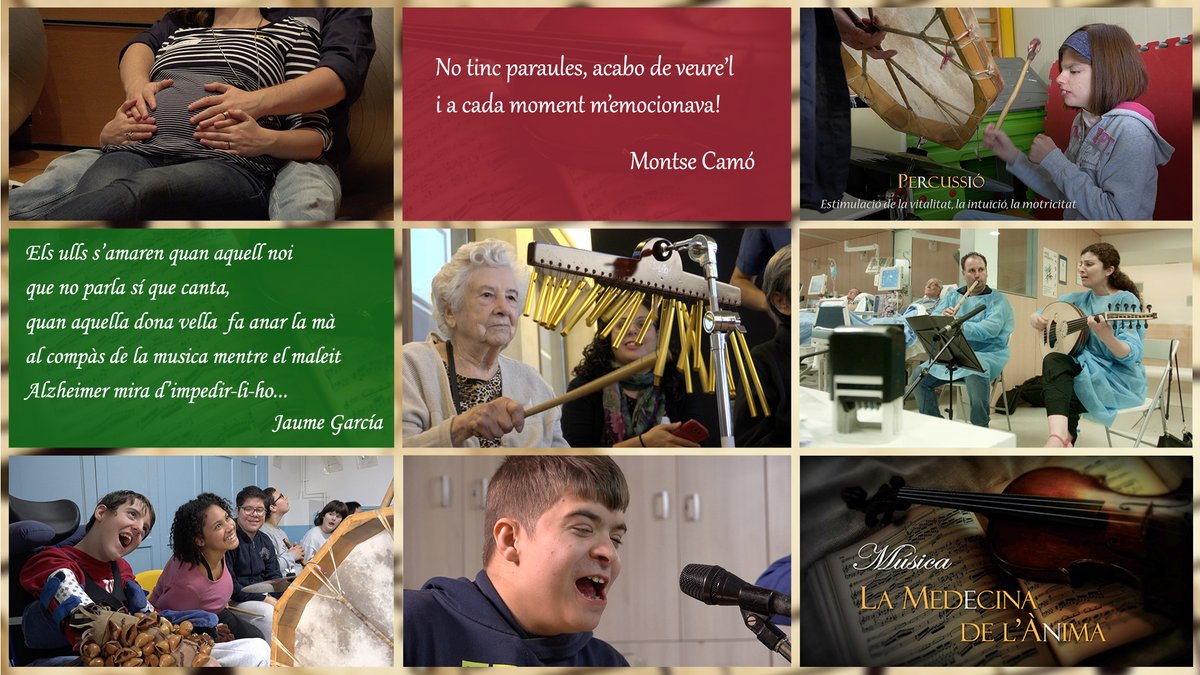 airamina2's tweet photo. Comentaris dels espectadors del documental "Música, la Medecina de l'Ànima" https://t.co/I97Yqttij9