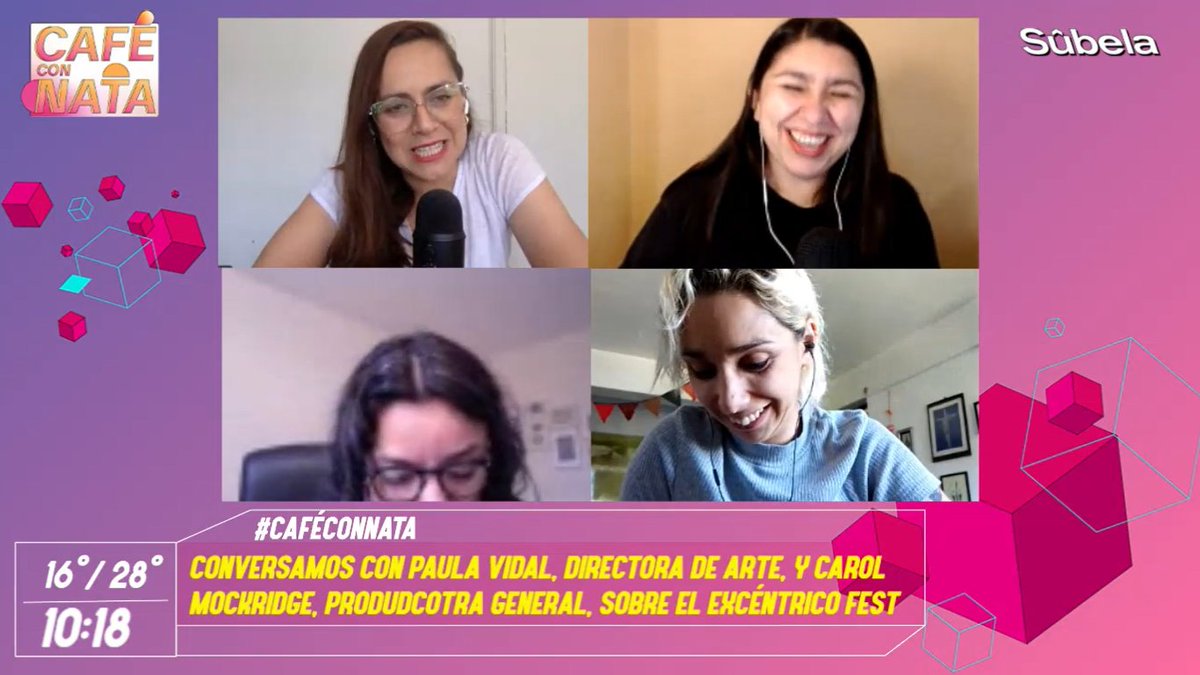 subelaradio's tweet photo. "Siempre nos han dicho qué tenemos que hacer, cómo nos tenemos que portar. El placer siempre está relegado a un segundo plano, pero es importantísimo para todas", Paula Vidal, co-fundadora de @excentricofest en #PanelFeminista de #CaféConNata 📲 https://t.co/muw99edAB2