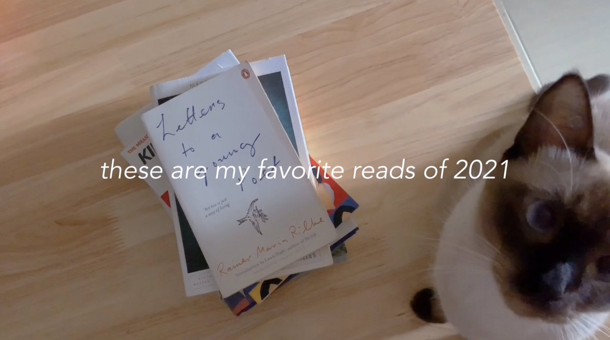 ellaephant's tweet photo. i’m only 20 days late but here are the best books of 2021 📚(according to someone who is frankly not that well read)

watch here: https://t.co/YjgLVHQ3Ol

#booktwt #BookTwitter https://t.co/waB2hKPR0j