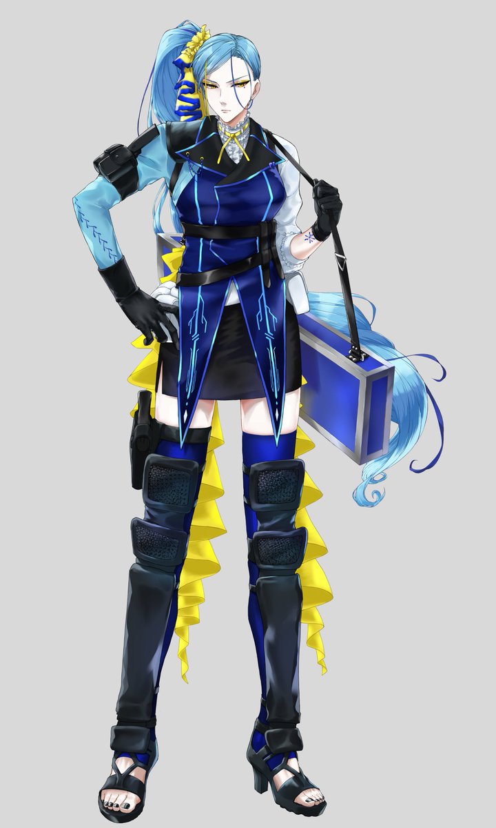 asrbpy's tweet photo. いんてれ♀アデルハイト
第二部隊隊長、機動力のあるスナイパー https://t.co/DmcglcR2pF