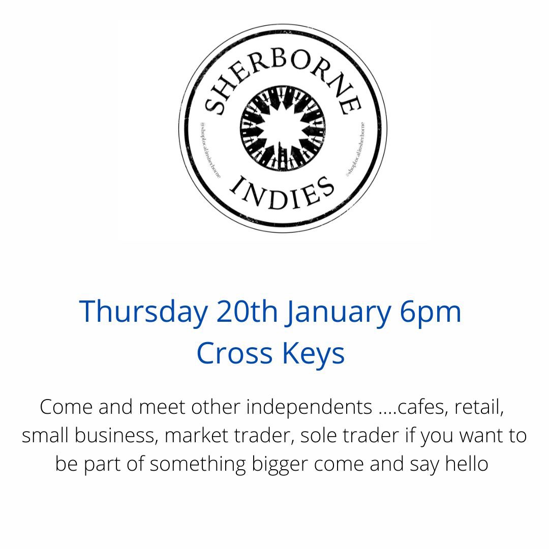 Next #Indies meeting 📣<a href="/crosskeyssherb/">The Cross Keys Sherborne</a>