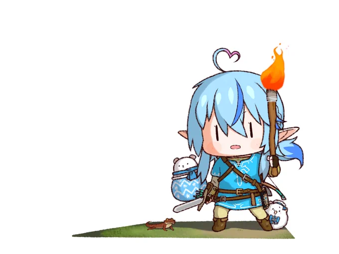 ラミィちゃんのブレワイ
すっかりたいまつが似合う様になってしまった
#LamyArt 