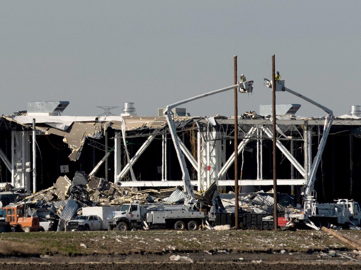 Amazon sued by family of employee killed in Illinois tornado warehouse collapse