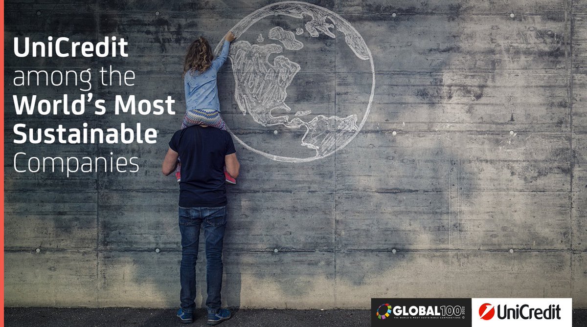 UniCreditEurope's tweet photo. #OurFuture #ESG: #UniCredit ranks 1⃣st in Italy 🥇🇮🇹 and 2⃣nd in its global peer group 🥈🌍 in the Corporate Knights' 2022 list of the World's Most Sustainable Corporations. 
📌 #UniCreditUnlocked
🗞️ https://t.co/ZqXfmJ1L8R https://t.co/xS6HxyoDw9