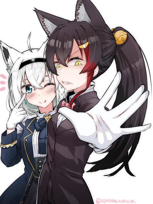 オオカミの縄張りの性質

#絵フブキ 
#ホロライブ
#みおーん絵 