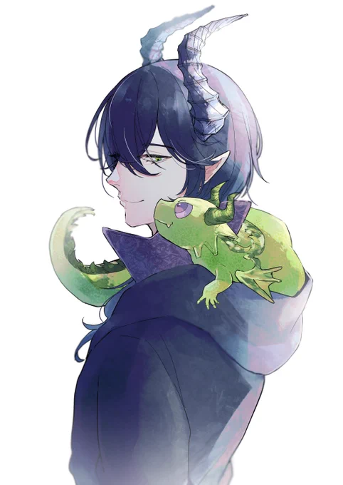 茨の谷次期当主と迷子の赤ちゃんドラゴンのお話(をいつか描きたい) 