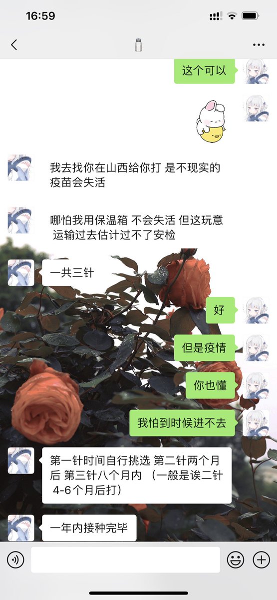 盐盐在帮我约hpv疫苗了TuT https://t.co/gKapp9klf8