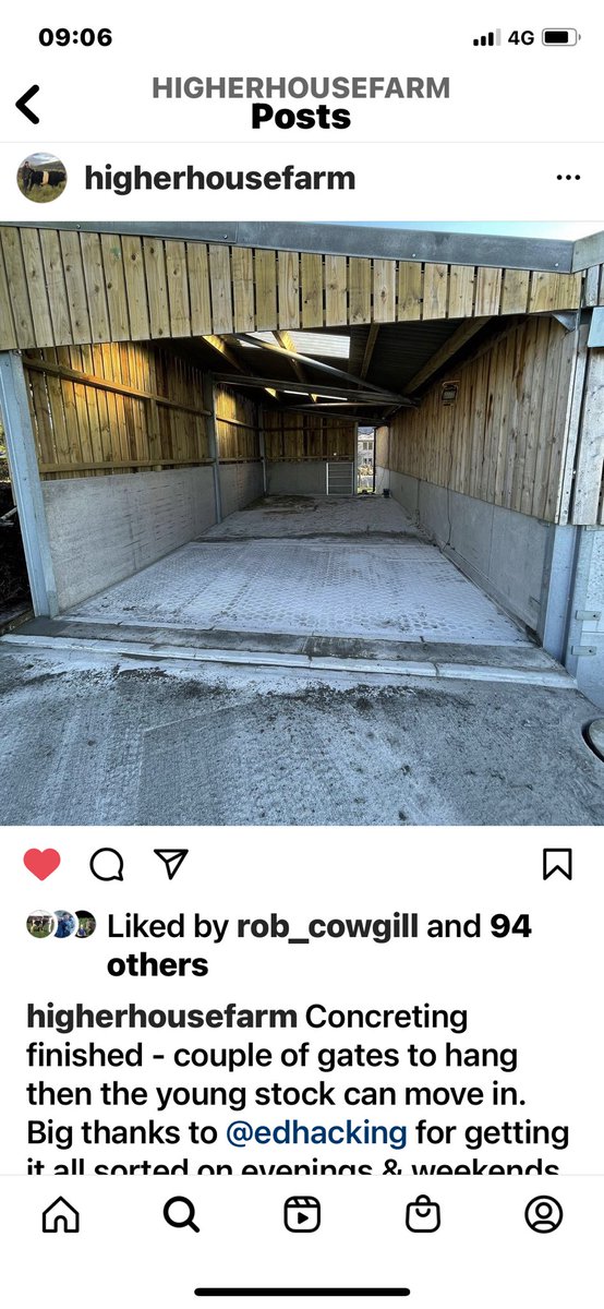 ed_hacking's tweet photo. When the costumer is happy and gives you a mention on Instagram #concrete #farmbuilding #Construction #agriculture #farming #ribblevalley #bashon https://t.co/acCpJR5f8t