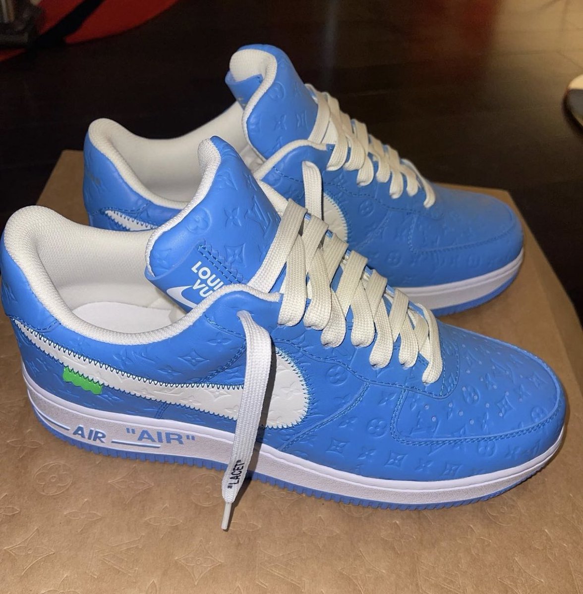 FitThemAll's tweet photo. Les F&amp;F ont reçu leur AF1 X Louis Vuitton 🎨

Un coloris sort du lot selon vous? https://t.co/63QwKzzJUB