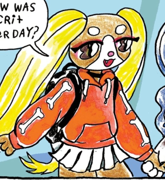 NAHHH I just realized she was wearing Pinky hoodie I hate this comic 