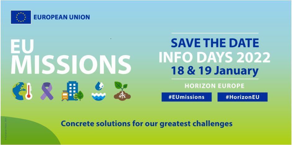 📢Info Day: A Soil Deal 🌱for Europe Mission TODAY❗️
🗓️19 January
🕔14:00-16:00
Streaming here👉: europa.eu/!nMxuWG
No registration is required!
#SOILINFODAY #CleanSoilEU #SoilMission