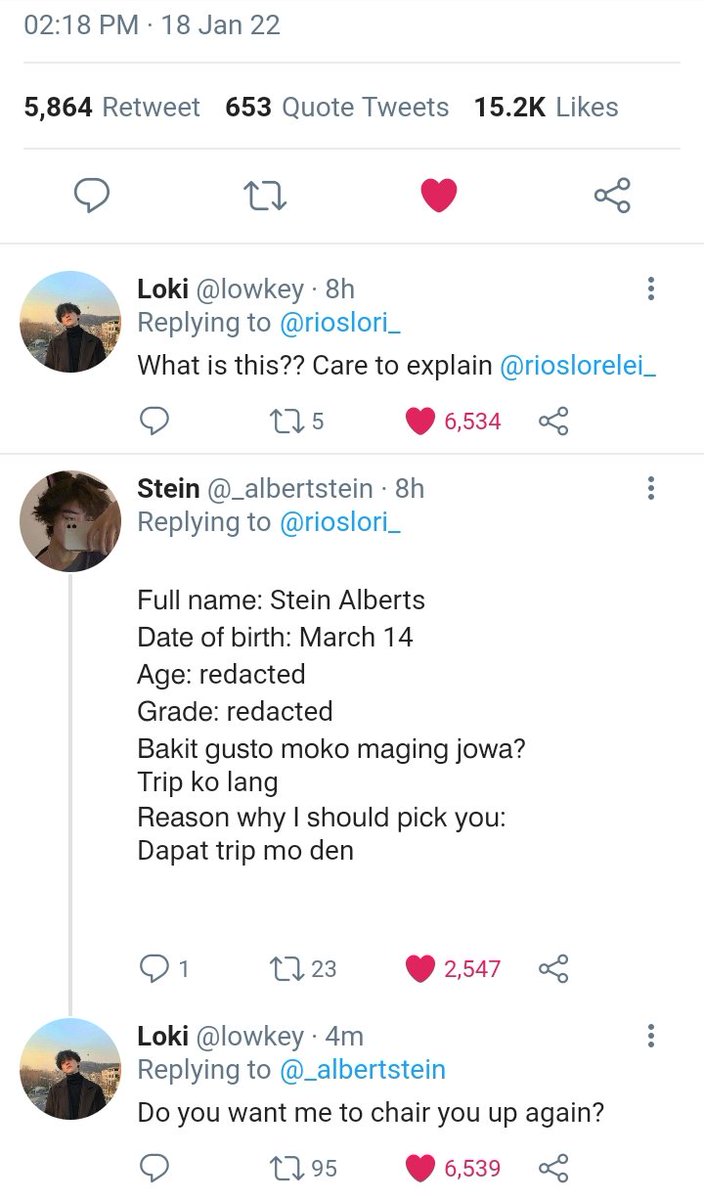 caerulean_sky's tweet photo. A #ProjectLOKI one tweet AU┐
 
 ┘Jamie posted 'that' form on Lorelei's twt acc for her to have a bf this coming Valentines but little did she know... Lorelei already have a boyfriend. https://t.co/gHObcldTWK