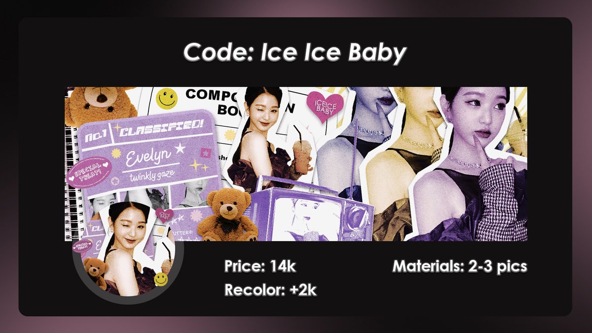 FairyAidKit's tweet image. 4. retweet to get Ice Ice Baby