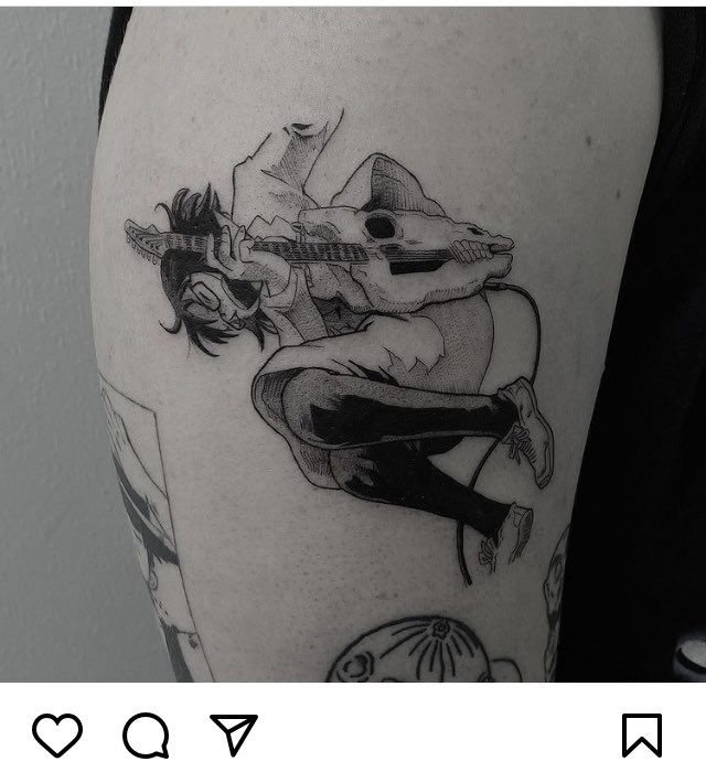 海外でこんなtattooを入れてくれてる人がいました 