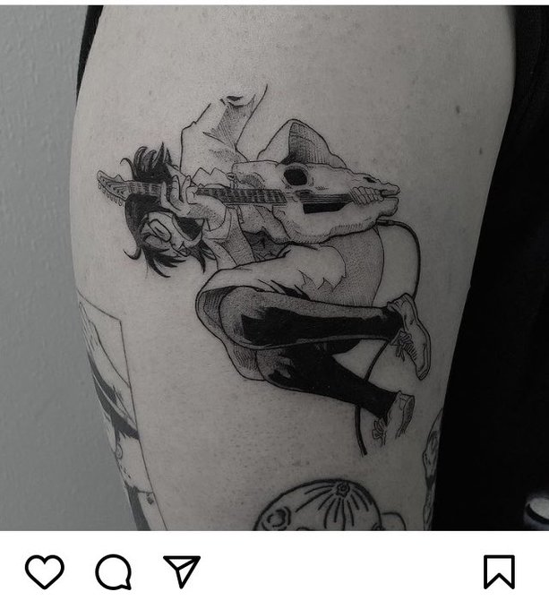 海外でこんなtattooを入れてくれてる人がいました 