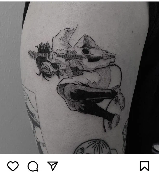 海外でこんなtattooを入れてくれてる人がいました 