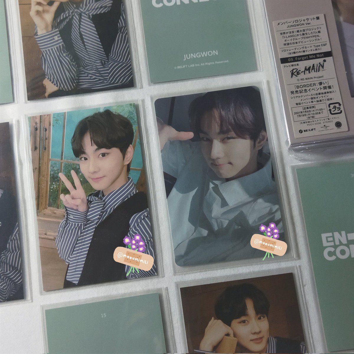 sunwonikeulike's tweet photo. โ๏ธ #maeumails
โ @nishisells | #nishisells_proofs
ส mail: jungwon hakanai + enconnect tcs ษ
โ hi! ty for letting me adopt these jungwon pcs! aa im so happy bc this is my first "bns papel" and "mine set payo" purchase ever since I entered bns >< thank u vv much!! https://t.co/cmVAwmPlYN