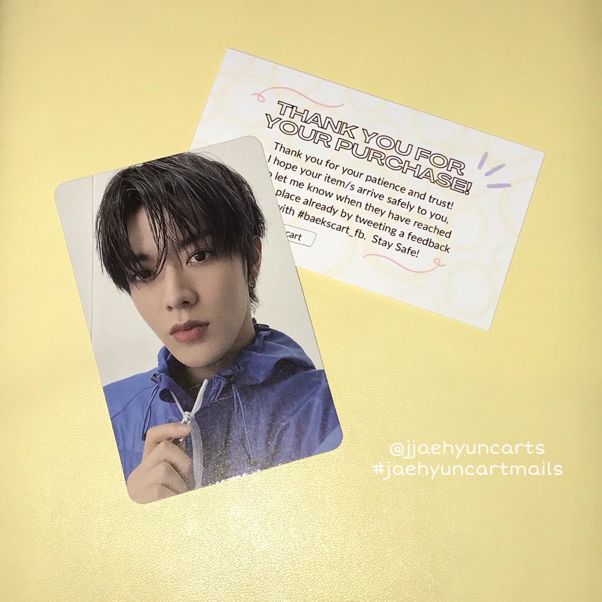 pabilykie's tweet photo. 《 #jaehyuncartmails 》

— yuta came home today safe and sound, thank you @baekscart for packing it securely, ‘til our next budol 😂

♡̷̷ #baekscart_fb https://t.co/EvBnwtTXCL