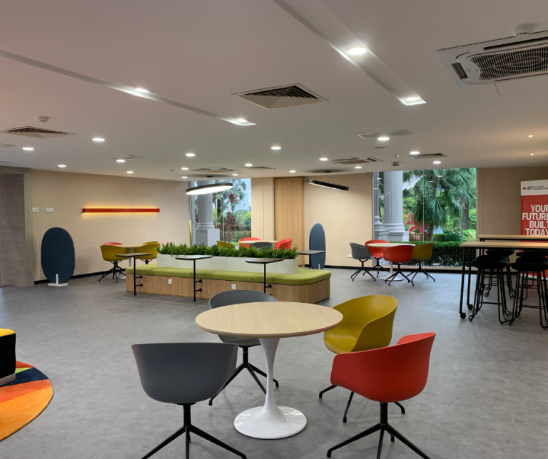 INTI_edu's tweet photo. Do you notice anything different in this photo?

That's right #intifam, we definitely leveled up our INTI International University New lobby area. 

Also, check out our new Meet &amp; Greet zone with improved campus amenities.

Find out more:  https://t.co/oXGgN1twSf https://t.co/IPb8ztscMd