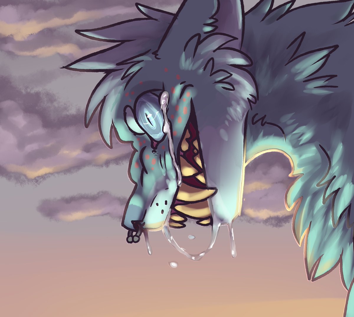 dirtwizard669's tweet photo. SLIME!
#furryart #furry #digitalart #dog #sparkledog https://t.co/QdpxTV03bg