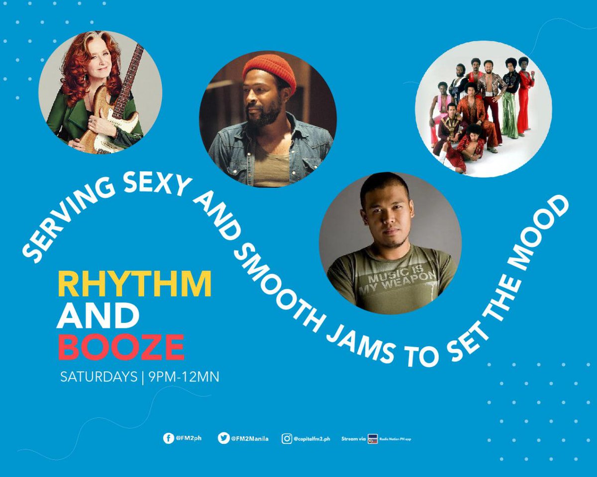 Fm2Manila's tweet photo. We’ve got tender and soul-stirring songs that surely deserve to be highlighted on your playlist! Catch #RhythmAndBooze only on the Capital Sound of Manila 1043 FM2 streaming at https://t.co/b6GYEUk8ED and via the Radio Nation PH app. https://t.co/Mc03whBMME