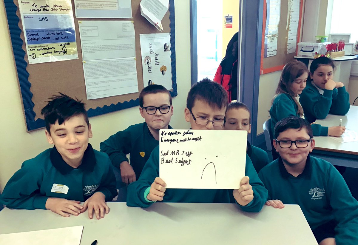staynorHprimary's tweet photo. #Team Humber are outraged at the thought of P.E being taken out of the curriculum (or so they think๐) Time to write a letter of complaint! They even pointed out weโd be left with a sad @MrJeff85 ๐ข #staynorwriting @eboractrust #reasonstowrite @colin_clp @Talk4Writing https://t.co/rXiKCyQuNa