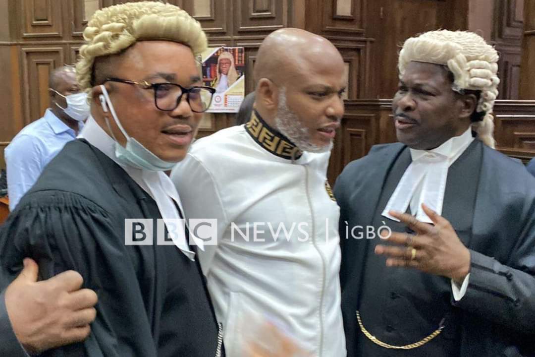 VOLTOXf's tweet photo. The Leader Of IPOB, Mazi Nnamdi Kanu Have Pleaded Not Guilty To The 15 Count Useless Amended Charges. https://t.co/YOdLz2PZdH