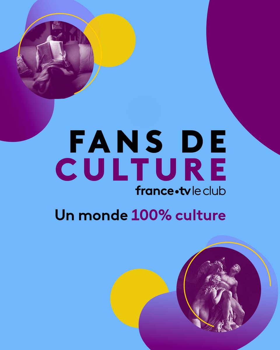 ftvculturebox's tweet photo. 📣 @Francetele dévoile son nouvel espace #FansDeCulture : musique, théâtre, danse ou cinéma, cet espace vous offre l’opportunité de vivre plus intensément votre passion. 

Rejoignez @leclubfrancetv dès maintenant !
👉 https://t.co/iU6CwNCyoX https://t.co/iSekylAfM1
