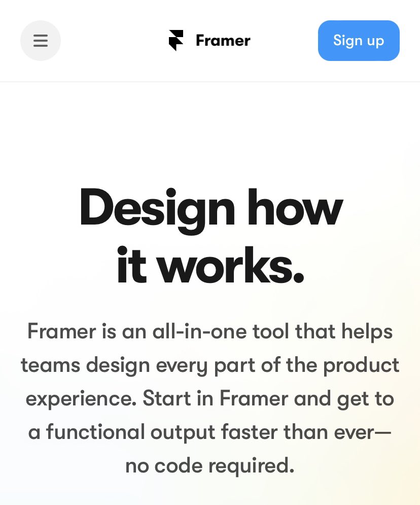 woolsweb's tweet image. Ya has probado @framer? 
Qué te parece? 

#framer #nocode