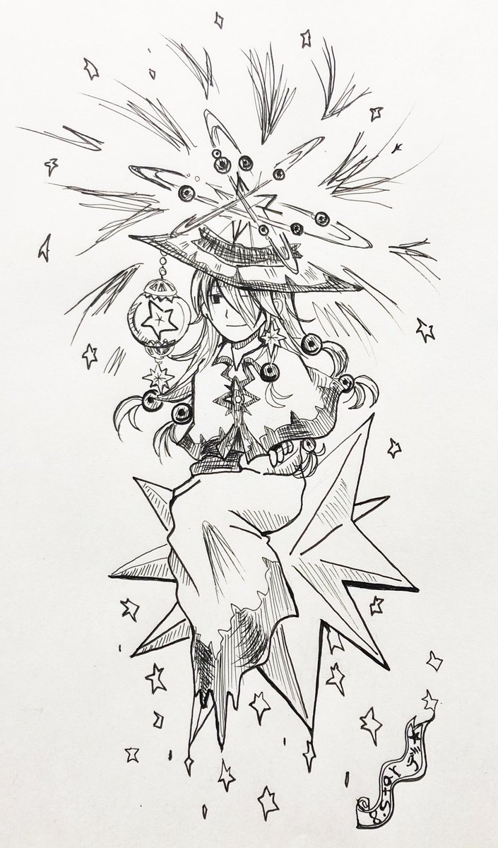 過去絵漁ってたら出てきたので…レムは代替わりする精霊なので何パターンか実は描いてまして…ちらりとお話中に出る方もいれば登場しない未来のレムまで描いてます…おまけ本にいろいろ描いてたりする設定の一つで未来レムは前に◯ンクトーバーでも実は描いてたりする