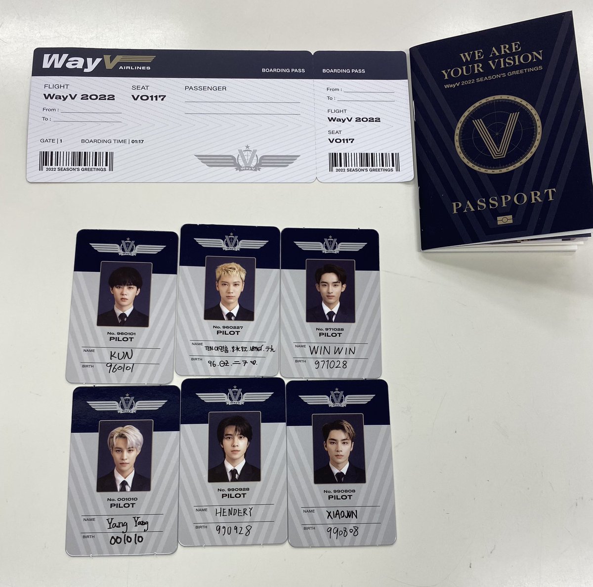 威神V #WayV Way V シーグリ2022 入荷🇨🇳✈️ withdrama特典トレカ
