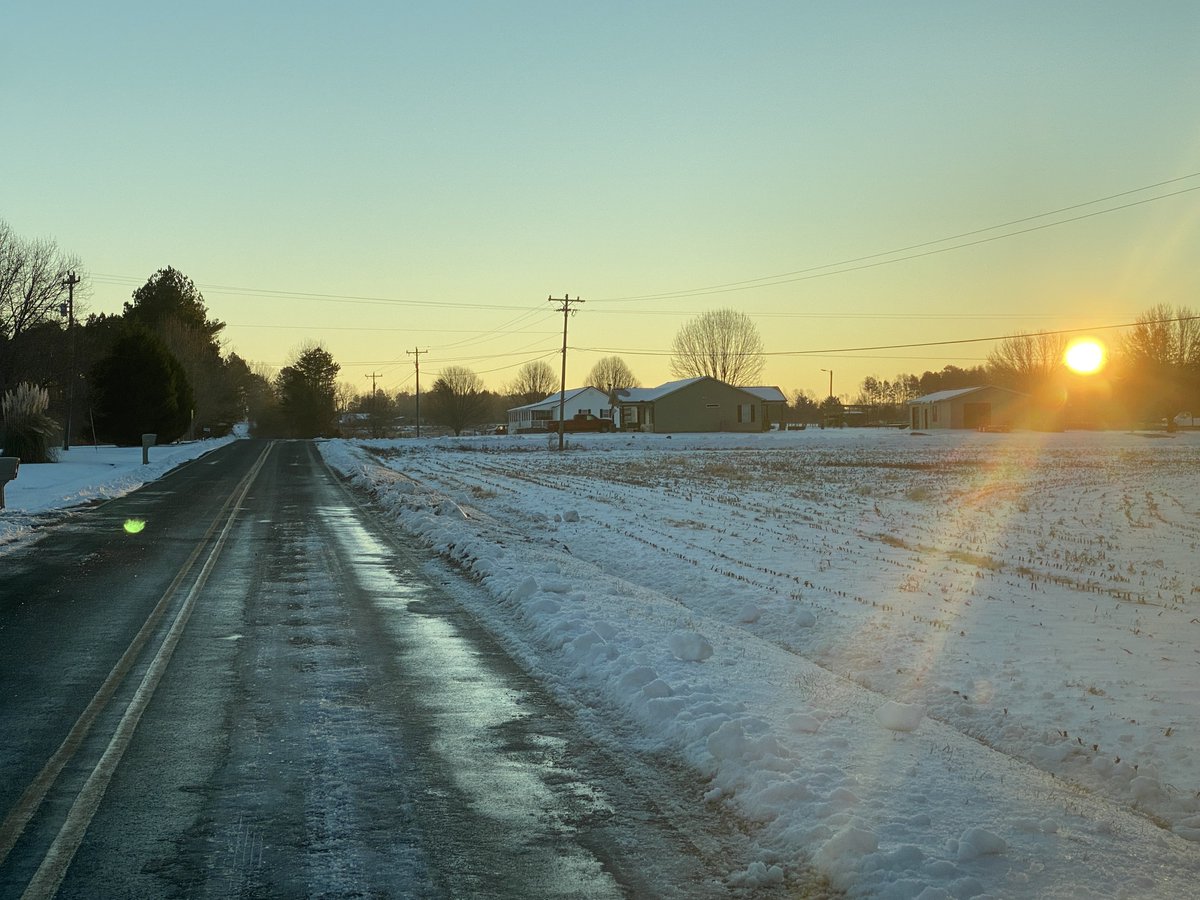 Please use caution when you travel this morning.  There will be patchy areas of black ice.