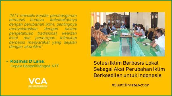 hsi_foundation's tweet photo. Yayasan Hivos bersama mitra: Koalisi SIPIL, Koalisi KOPI, Koalisi PANGAN BAIK &amp; Koalisi ADAPTASI, meresmikan implementasi program Voices for #JustClimateAction (VCA) atau Suara untuk Aksi Perubahan Iklim Berkeadilan di NTT 17 Januari 2022
#TimeForActionIndonesia #TeamUpForImpact https://t.co/3I649qtylg