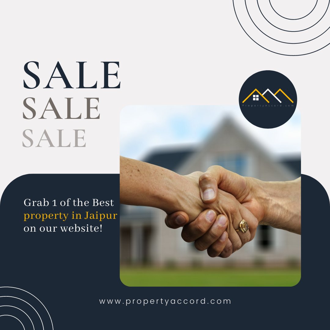 propertyaccord's tweet photo. PROPERTY FOR SALE IN JAIPUR✅
Grab 1 of the Best Property in Jaipur on our Website!
Visit Now- https://t.co/cPzElgPSC5
#properties #Jaipur #affordable #prices #homesforsale #Flat #villa #Residential  #ResidentialProperties #propertyforsale  #dealwithpropertyaccord https://t.co/j7lJvZqytP