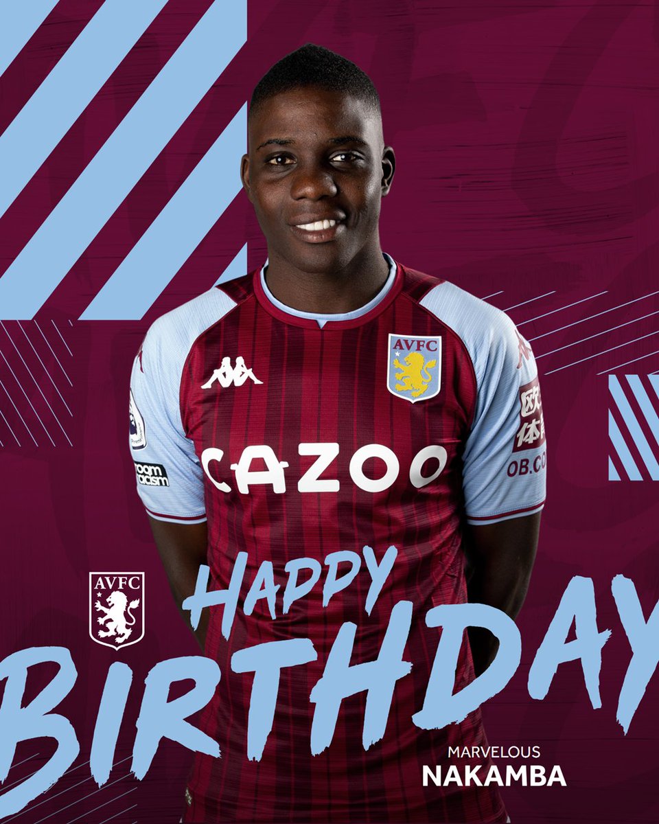 AVFCOfficial's tweet image. Happy birthday, @Nakamba_11! 💜