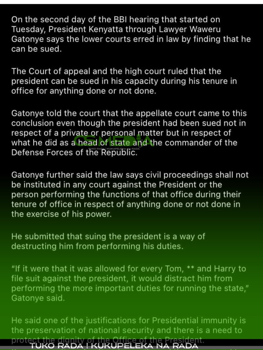 csmediake's tweet photo. Unaonaje? Prezo akue sued?
#UhuruAmeamshaReli 
#SupremeCourt 
#KatibaMpya https://t.co/cyel51Vy9l
