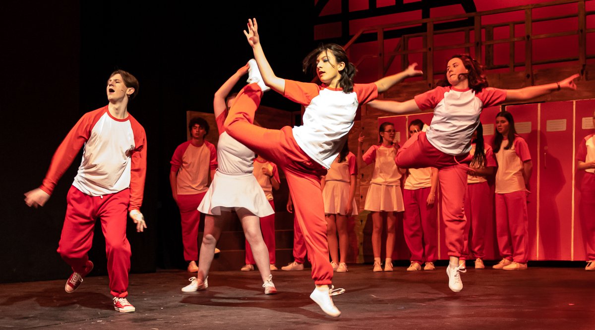 AmpleforthColl's tweet photo. Wonderful ongoing performance of 'FootLoose' in the theatre this week. Well done to all those involved in putting on this production!

#Footloose #musicaltheatre #compassforlife https://t.co/jvqLbfAIkn