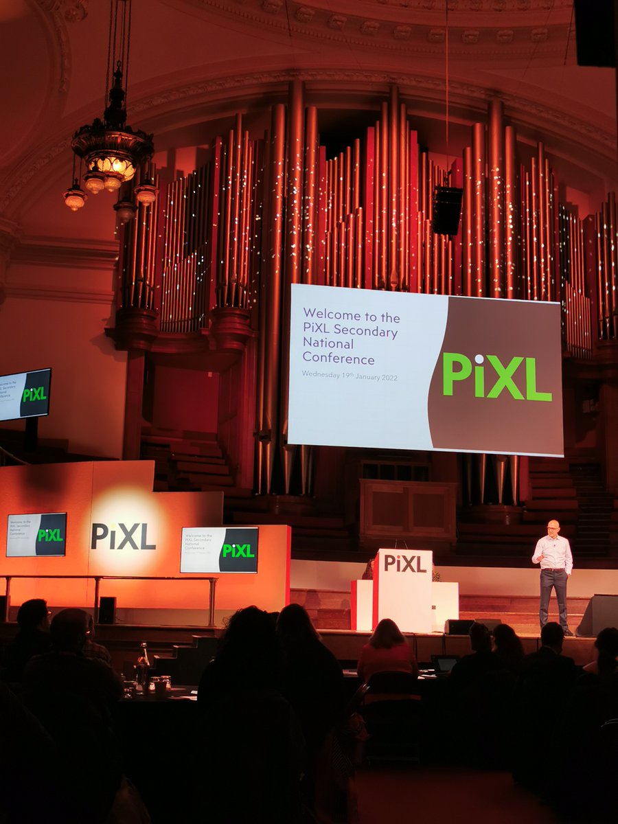 ThePiXLNetwork's tweet photo. We are delighted to welcome @matthewsyed back to the PiXL stage today. Always fantastic and gets our brains thinking! 

Ps – check out his Sideways podcast episode 'Inspiring Bill Strickland', all about the importance of teachers...

#SecondaryConference https://t.co/mFUPYT6due
