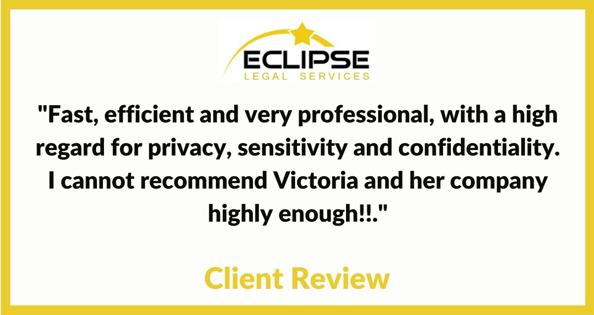 Thank you Karen Walters for this lovely review - always great to hear our clients are so pleased with our services: 
#clientreview #testimonial #clientfeedback #legalservices