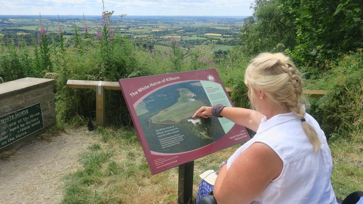 accessTOG's tweet photo. Join us on this #accessiblewalk at Sutton Bank, in the @NorthYorkMoors. #AccessTOG #TOGWalks #AccessibleWalks #Walks #Walking https://t.co/5wxMom00hk https://t.co/QyQIynsS6l