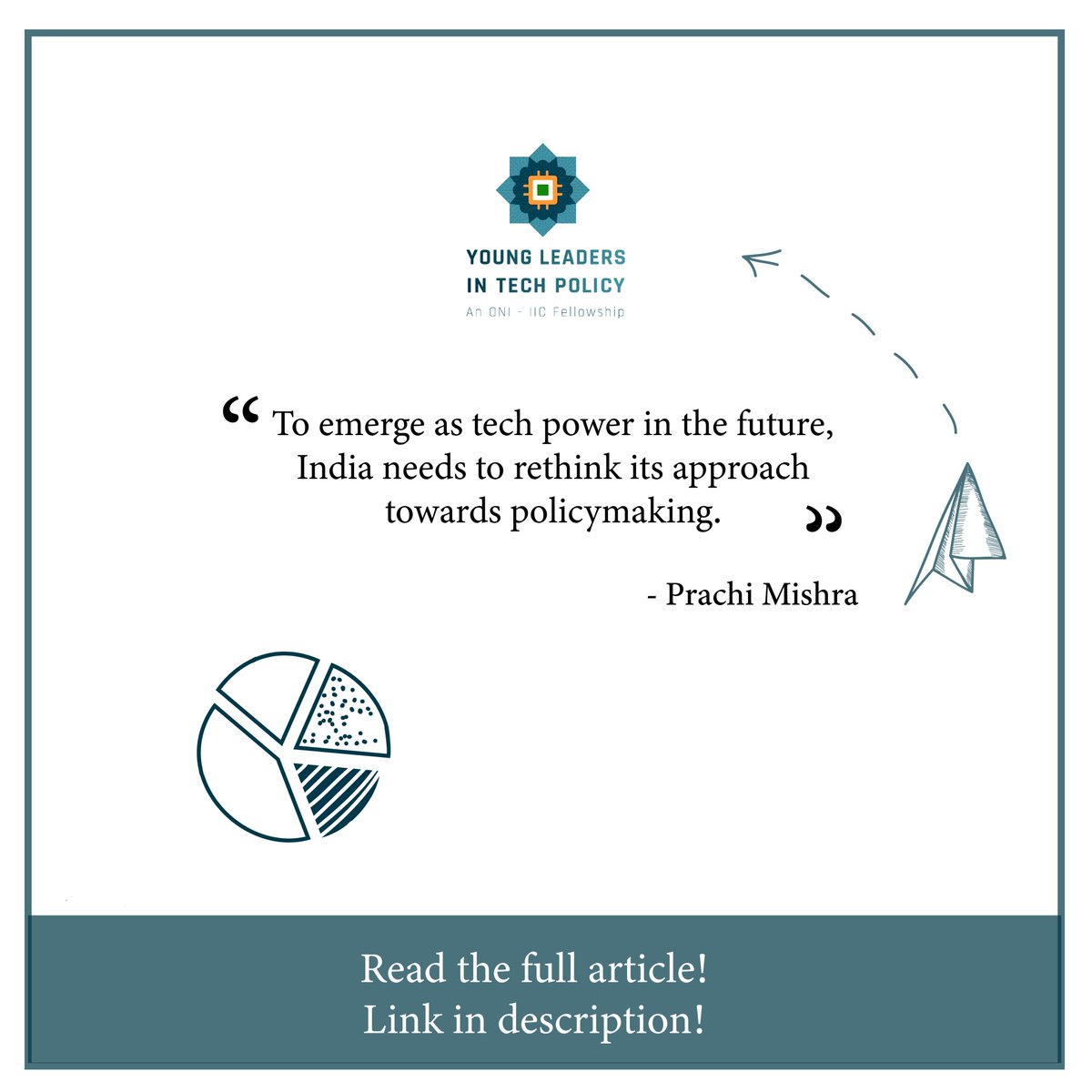 yltfellowship's tweet photo. Bringing an interesting read written by one of our talented fellows, Prachi Mishra, our fellow at 
@orfonline on Technology Policy making in India and the need for a paradigm shift!
Read the full article here : https://t.co/UDqzOCtaWf
.
.
.
#technology #tech #techpolicy #tech https://t.co/4S2SOvk27O