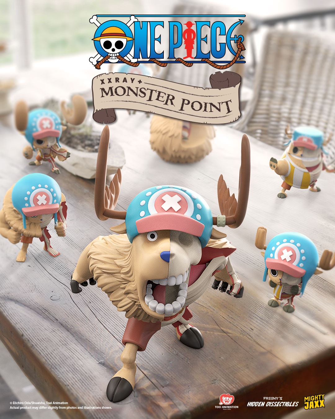 Mighty Jaxx on X: #MonsterPoint is not enough! Complete your collection of  #Chopper transformation points with the Freeny's Hidden Dissectibles:  #OnePiece (Series 3). 😉 Collect them all on   #mightyjaxx @gummifetus #fhd #